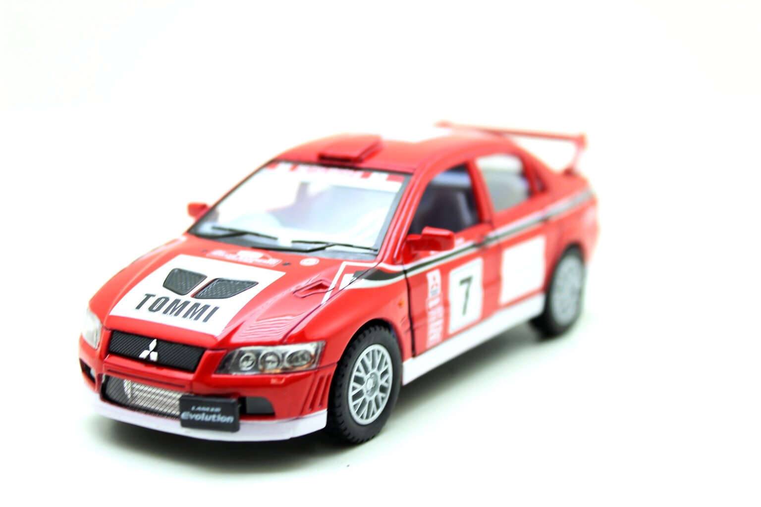 Automodelis Kinsmart Mitsubishi Lancer Evolution VII WRC kaina ir informacija | Žaislai berniukams | pigu.lt