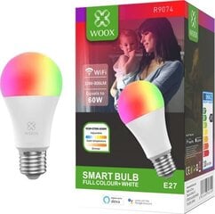 Išmanioji lemputė Woox WiFi LED RGB+CCT 10W E27 kaina ir informacija | Elektros lemputės | pigu.lt