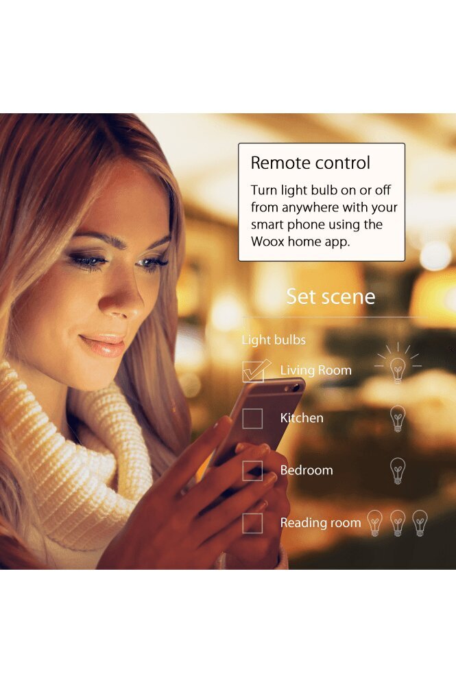Išmanioji lemputė Woox WiFi LED RGB+CCT 10W E27 kaina ir informacija | Elektros lemputės | pigu.lt