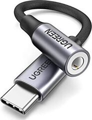 Адаптер Ugreen 3.5 мм USB C, 80154 цена и информация | Адаптеры, USB-разветвители | pigu.lt