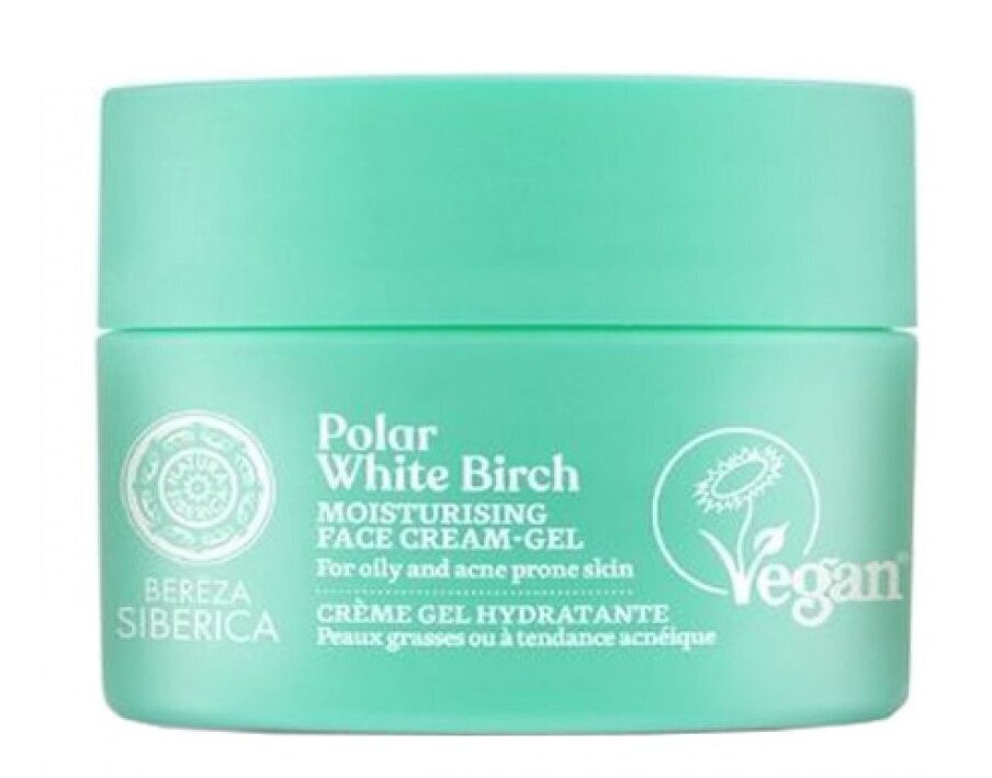 Drėkinamasis veido kremas - gelis probleminei veido odai Natura Siberica Bereza Polar White Birch, 50 ml kaina ir informacija | Veido kremai | pigu.lt