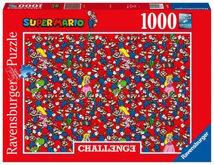 Dėlionė Ravensburger Super Mario, 1000 d. kaina ir informacija | Dėlionės (puzzle) | pigu.lt