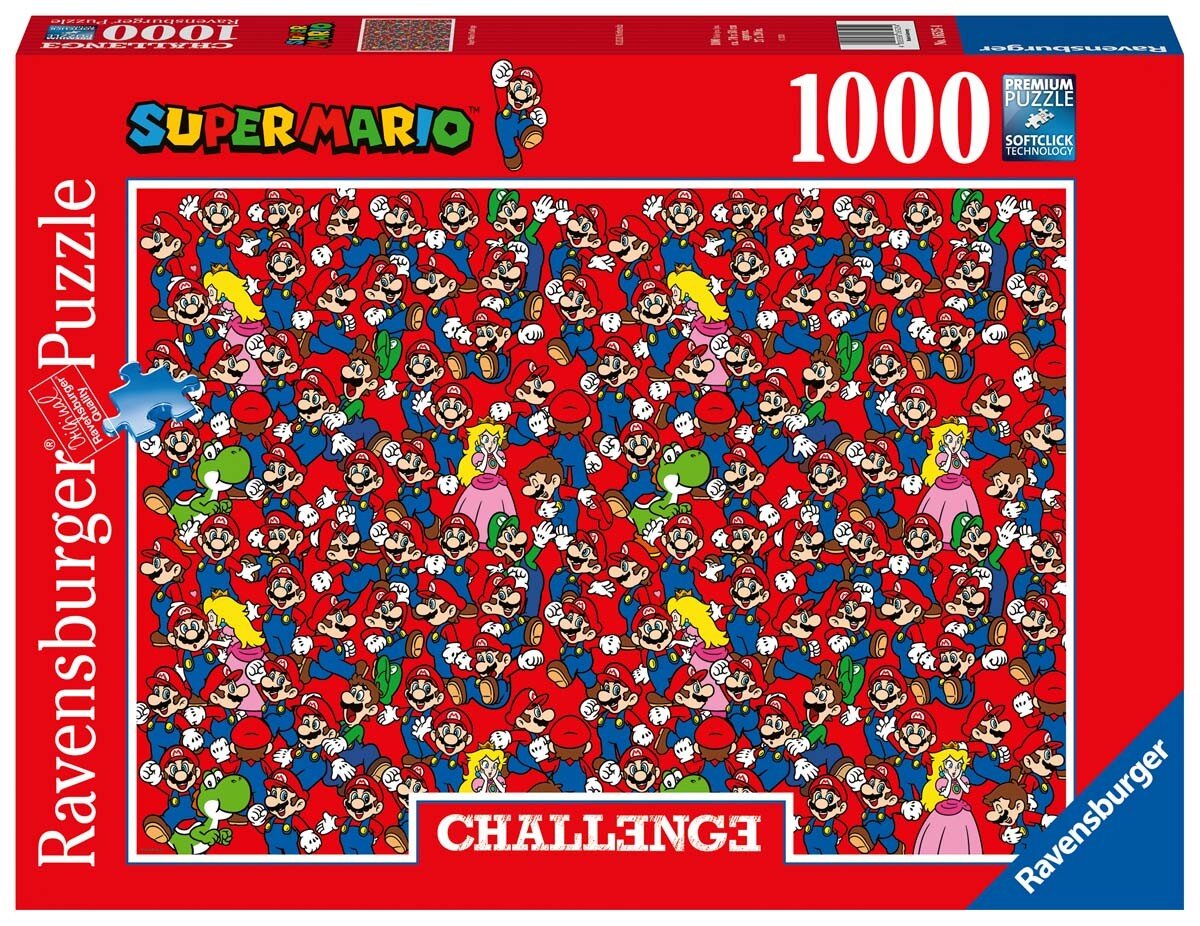 Dėlionė Ravensburger Super Mario, 1000 d. kaina ir informacija | Dėlionės (puzzle) | pigu.lt