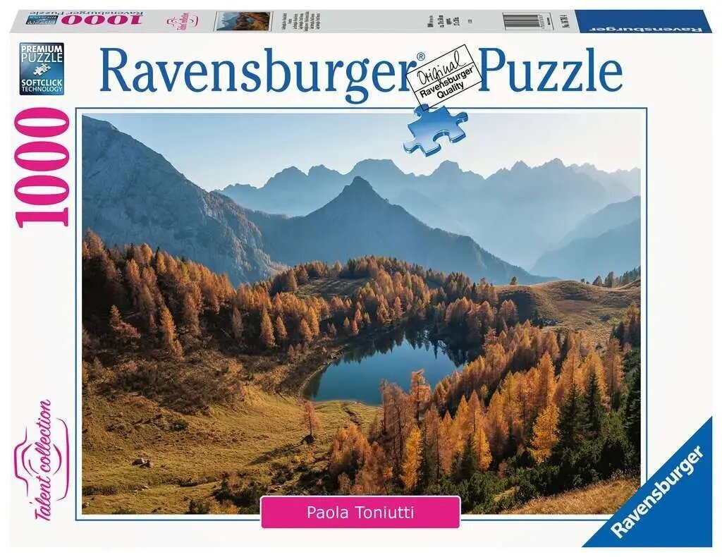 Dėlionė Ravensburger Lago Bordaglia, Friuli Venezia Giulia, 1000 d. kaina ir informacija | Dėlionės (puzzle) | pigu.lt