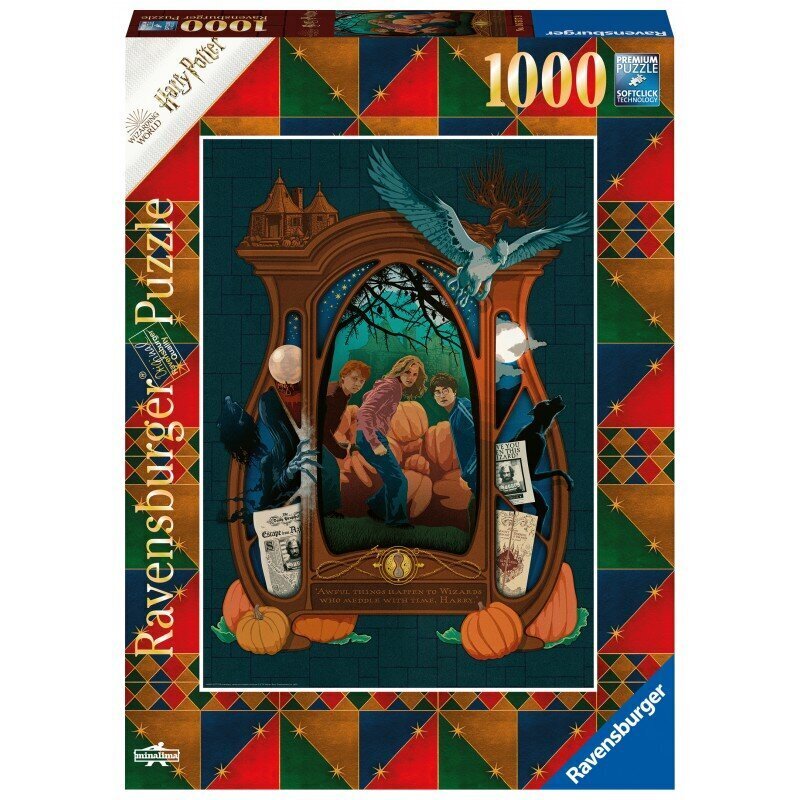 Dėlionė Ravensburger ,Harry Potter - The Prisoner Of Azkaban , 1000 d. kaina ir informacija | Dėlionės (puzzle) | pigu.lt