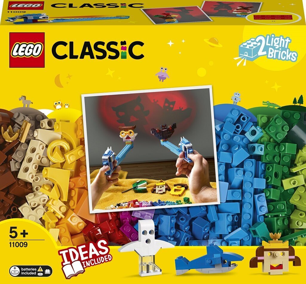 11009 LEGO® Classic Kaladėlės ir šviesos цена и информация | Konstruktoriai ir kaladėlės | pigu.lt