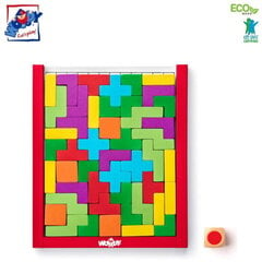 Логическая игра Woody 91918 в виде тетриса, 48 шт. цена и информация | Развивающие игрушки | pigu.lt