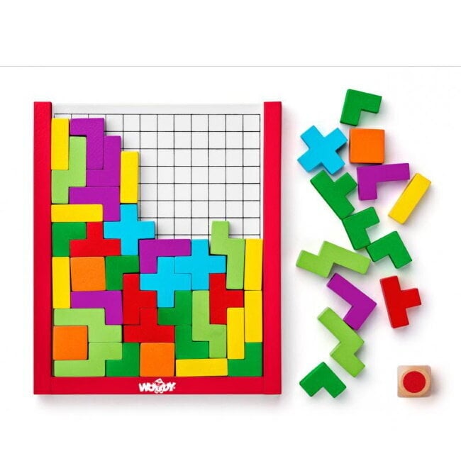 Medinis žaidimas - dėlionė Tetris Woody, 91918 kaina ir informacija | Lavinamieji žaislai | pigu.lt