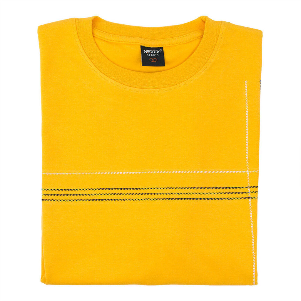 Marškinėliai vyrams Nordic, geltoni цена и информация | Vyriški marškinėliai | pigu.lt