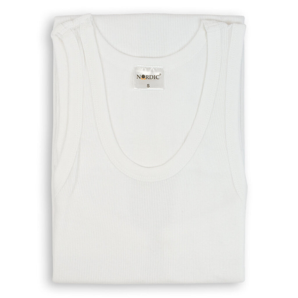 Apatiniai marškinėliai vyrams Nordic, balti kaina ir informacija | Vyriški apatiniai marškinėliai | pigu.lt