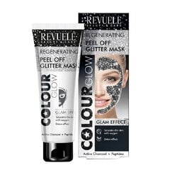 Regeneruojanti veido kaukė Revuele Color Glow Black, 80 ml kaina ir informacija | Veido kaukės, paakių kaukės | pigu.lt