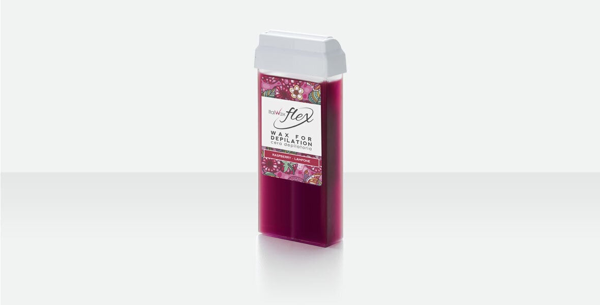 Depiliacinis vaškas Italwax Flex Raspberry, 100 ml kaina ir informacija | Depiliacijos priemonės | pigu.lt