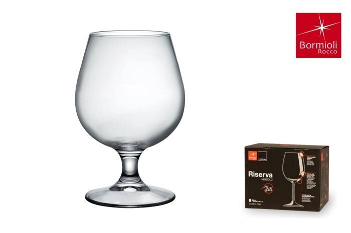 Bormioli Rocco konjako taurės, 530 ml, 6 vnt. kaina ir informacija | Taurės, puodeliai, ąsočiai | pigu.lt