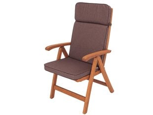 Pagalvė kėdei Hobbygarden Eliza, ruda kaina ir informacija | Pagalvės, užvalkalai, apsaugos | pigu.lt