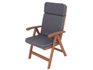 Подушка для стула Hobbygarden Eliza, темно-серая цена и информация | Подушки, наволочки, чехлы | pigu.lt