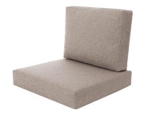 Pagalvių komplektas kėdei HobbyGarden Mia Tech, smėlio spalvos kaina ir informacija | Pagalvės, užvalkalai, apsaugos | pigu.lt