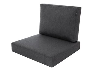 Комплект подушек для стульев HobbyGarden Mia Tech, черного цвета цена и информация | Подушки, наволочки, чехлы | pigu.lt