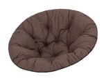 Подушка для кресла HobbyGarden Soa, коричневая