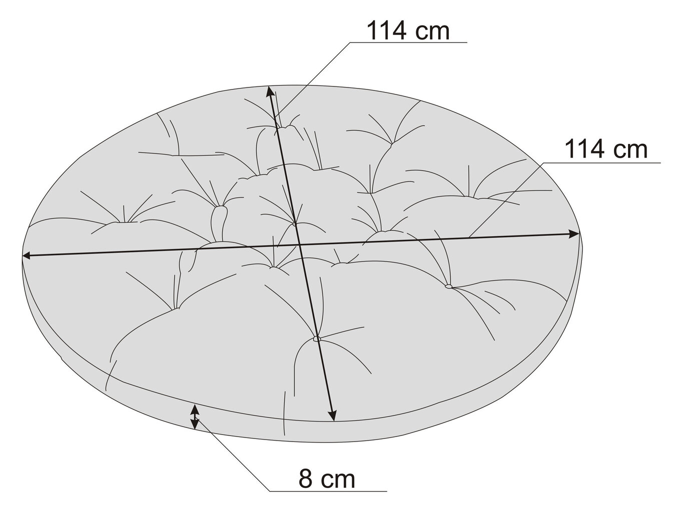 Pagalvė foteliui HobbyGarden Soa, smėlio spalvos kaina ir informacija | Pagalvės, užvalkalai, apsaugos | pigu.lt