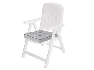 Kėdės pagalvė HobbyGarden Klara, šviesiai pilka kaina ir informacija | Pagalvės, užvalkalai, apsaugos | pigu.lt