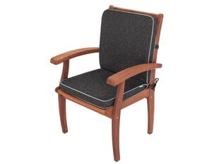 Подушка для стула Hobbygarden Sara, черная цена и информация | Подушки, наволочки, чехлы | pigu.lt