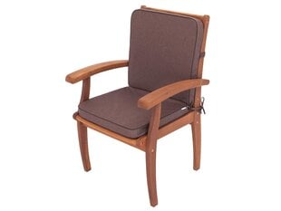 Подушка для стула Hobbygarden Sara, коричневая цена и информация | Подушки, наволочки, чехлы | pigu.lt