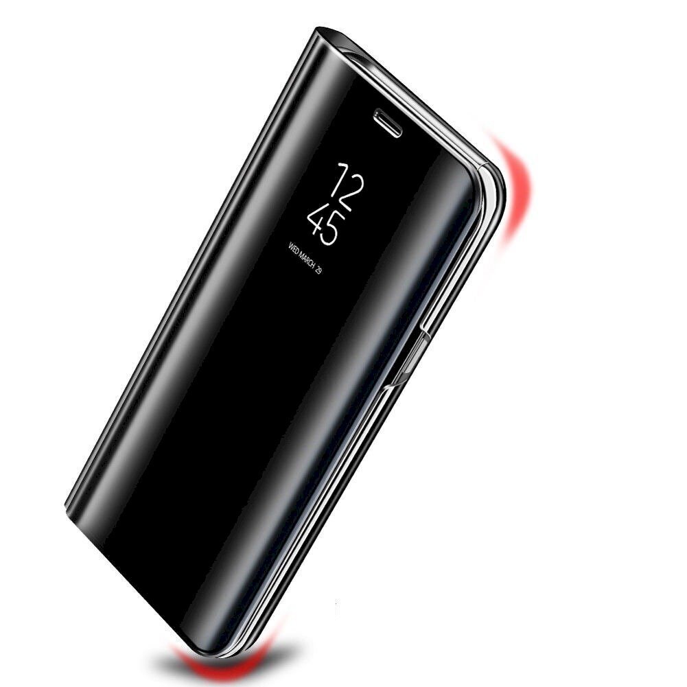 Fusion Clear View dėklas, skirtas Samsung A725 / A726 Galaxy A72 / A72 5G, juodas kaina ir informacija | Telefono dėklai | pigu.lt