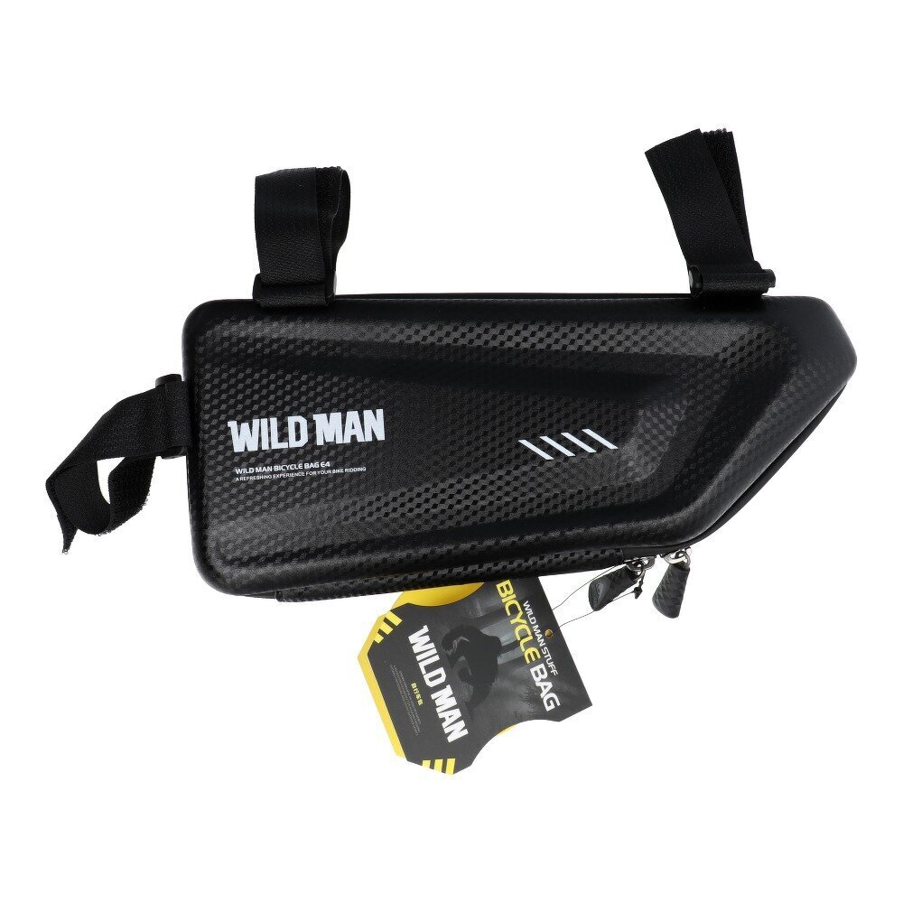 Dviračių laikiklis/trikampis krepšys po Wildman, juodas kaina ir informacija | Kiti dviračių priedai ir aksesuarai | pigu.lt