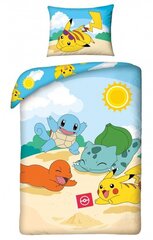 Детский комплект постельного белья Pokemon 140x200см, 2 части  цена и информация | Детское постельное бельё | pigu.lt