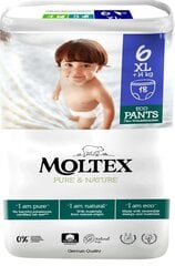 Подгузники-трусики Moltex Pure & Nature 6 XL 14+кг 18шт цена и информация | Подгузники | pigu.lt