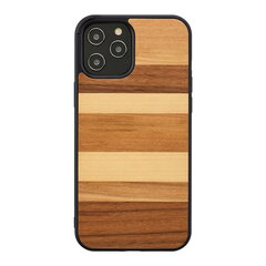 MAN&WOOD, iPhone 12 Pro Max, коричневый цена и информация | Чехлы для телефонов | pigu.lt