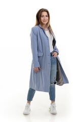 Пальто женское TM Collection 01-0348-T, в цвете "голубая пыль" цена и информация | Женские пальто | pigu.lt