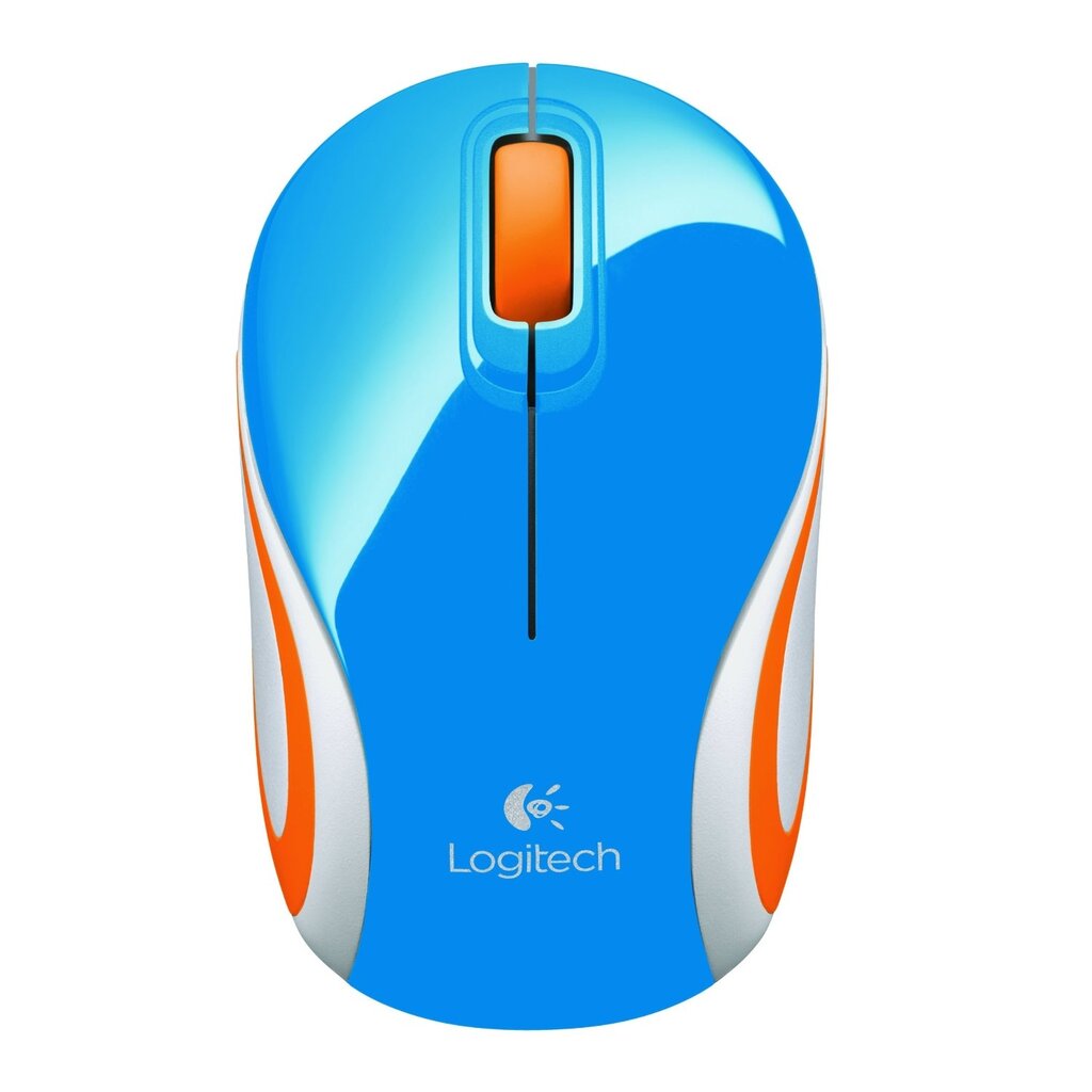 Logitech M187, mėlyna цена и информация | Pelės | pigu.lt