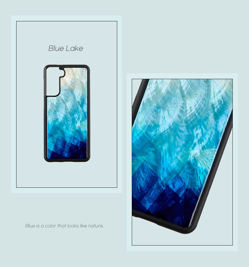 iKins K7026J skirtas Samsung Galaxy S21 Ultra, mėlynas цена и информация | Telefono dėklai | pigu.lt