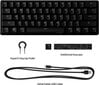 Mechaninė klaviatūra HyperX HKBO1S-RB-US/G, juoda kaina ir informacija | Klaviatūros | pigu.lt