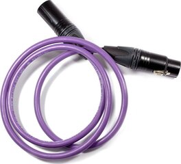 Kabel Melodika XLR - XLR 2.5m fioletowy цена и информация | Кабели и провода | pigu.lt