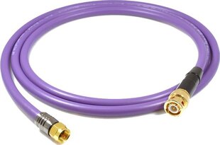 Kabel Melodika BNC - wtyk F 17m fioletowy kaina ir informacija | Kabeliai ir laidai | pigu.lt