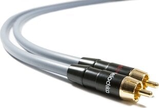 Melodika RCA (Cinch) x2 - RCA (Cinch) x2 0.75м цена и информация | Кабели и провода | pigu.lt