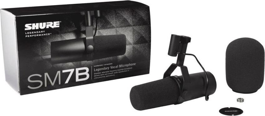 Shure SM7B mikrofonas kaina ir informacija | Mikrofonai | pigu.lt