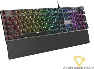 GENESIS THOR 400 RGB Gaming Keyboard, US Layout, Wired, Black цена и информация | Клавиатуры | pigu.lt