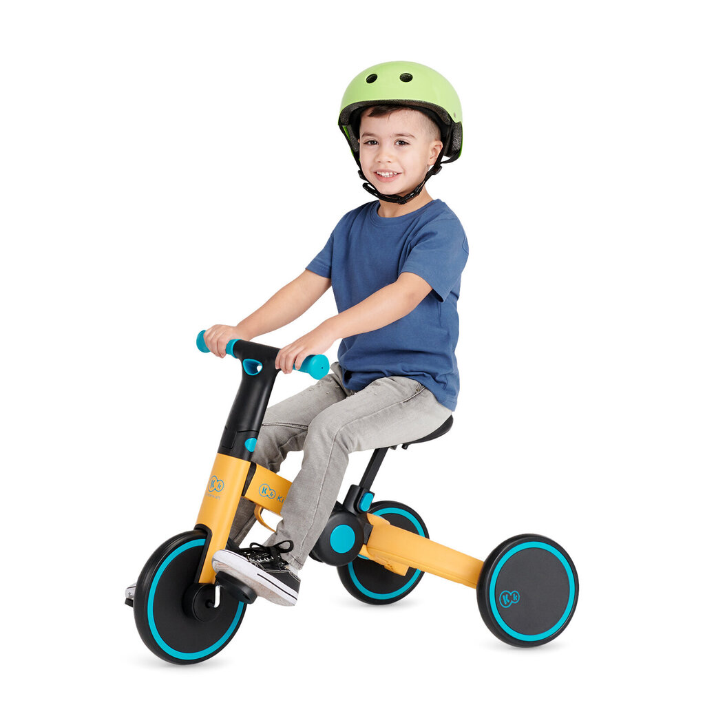 Triratukas 3in1 Kinderkraft 4TRIKE, juodas kaina ir informacija | Triratukai | pigu.lt