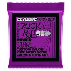 Струны для электронной гитары Ernie Ball Classic Rock'n'Roll Power Slinky 11-48 цена и информация | Принадлежности для музыкальных инструментов | pigu.lt