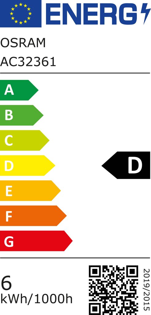 LED lemputė Osram 4058075434981, E14, 6W kaina ir informacija | Elektros lemputės | pigu.lt