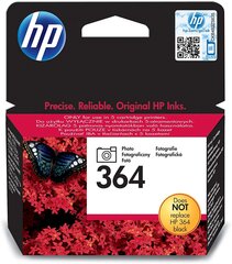 HP 364 ink photo black Черный чернильный картридж для фото цена и информация | Картриджи для струйных принтеров | pigu.lt