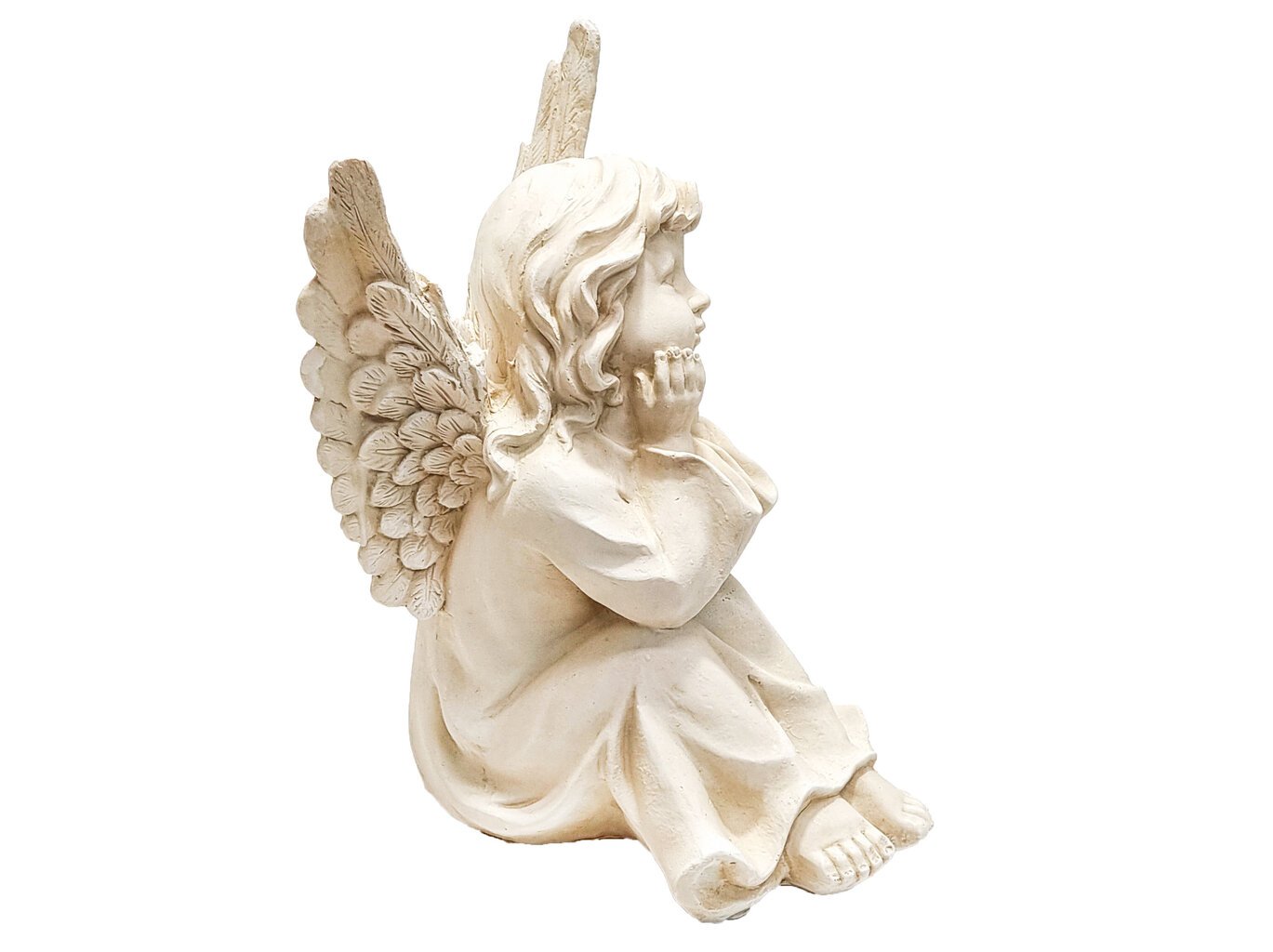 Statulėlė angelas, 23x17 cm цена и информация | Interjero detalės | pigu.lt