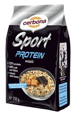 Baltyminis javainis Cerbona Sport su 22% baltymų, 250 g kaina ir informacija | Sausi pusryčiai | pigu.lt