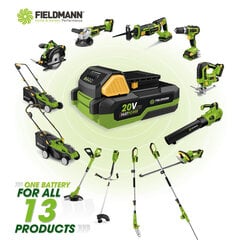 Akumuliatorinė vejapjovė FIELDMANN FZR 70375-0, 2x20V FAST POWER kaina ir informacija | Fieldmann Sodo prekės | pigu.lt