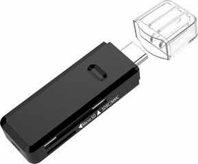 Platinet кардридер  microSD/SD USB-C (45282) цена и информация | USB накопители | pigu.lt