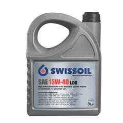 SwissOil SAE 15W-40 LDX variklių alyva, 5L kaina ir informacija | Variklinės alyvos | pigu.lt
