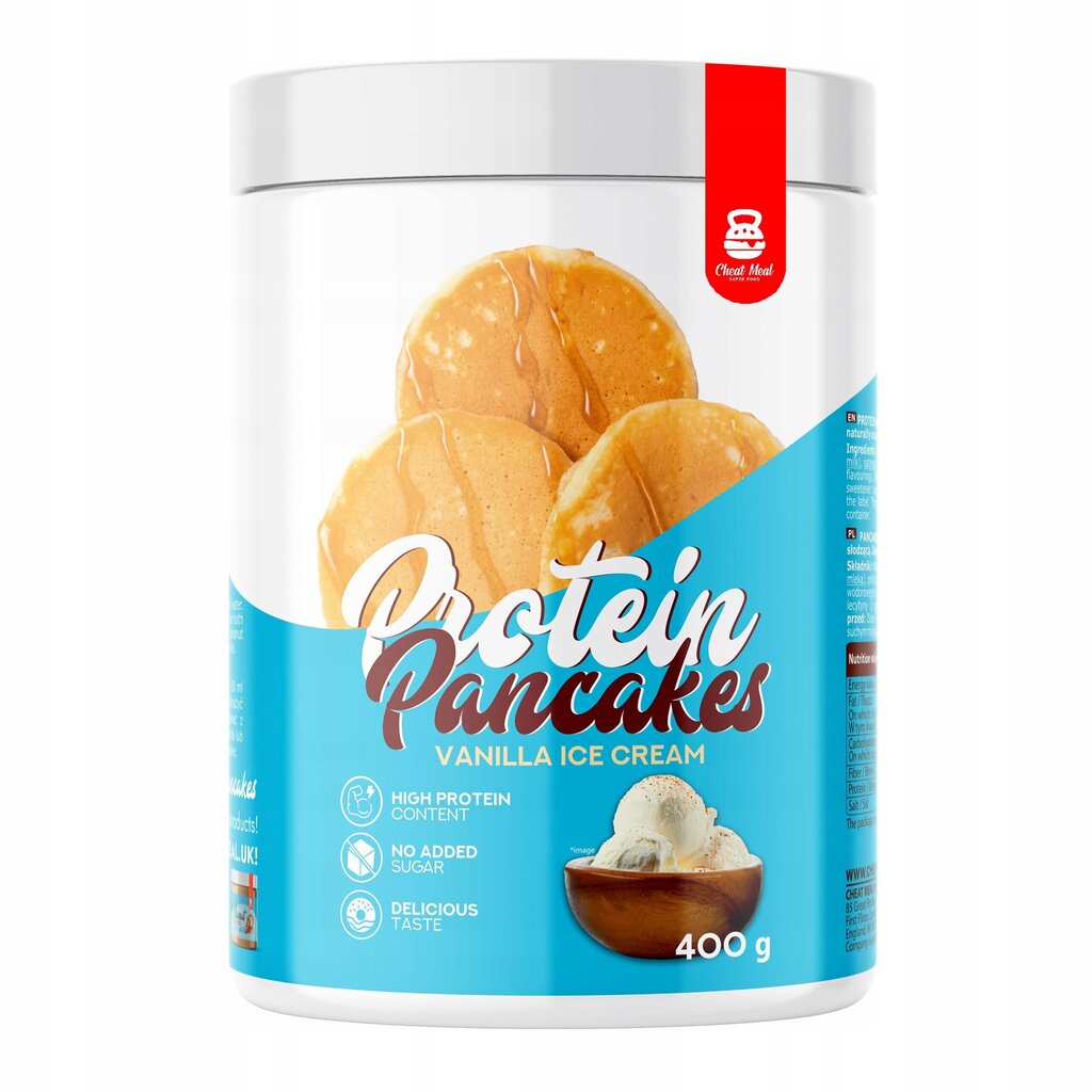 Baltyminių blynų mišinys Cheat Meal Protein Pancakes šokolado skonio, 400 g kaina ir informacija | Baltymai | pigu.lt